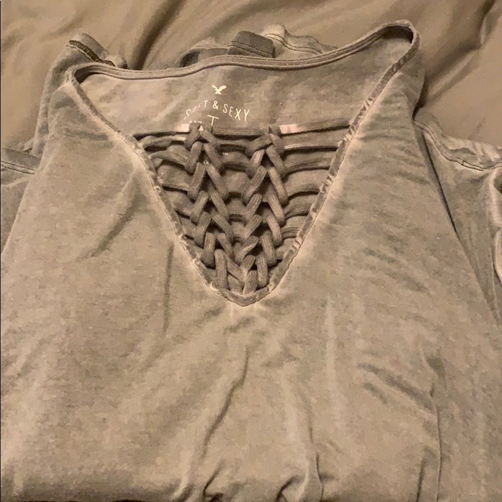 Long sleeve green top